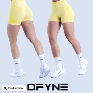 DFYNE IGNITE SHORTS - LEMON DROP